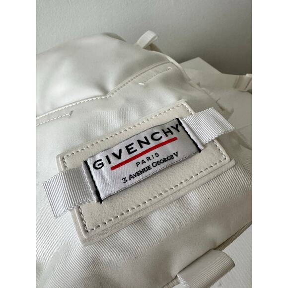 Givenchy Downtown Mini Nylon Backpack White - Picture 5 of 11
